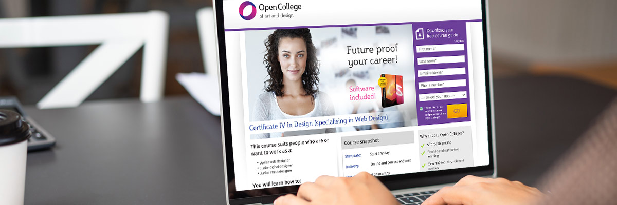 Open Colleges Landing Page